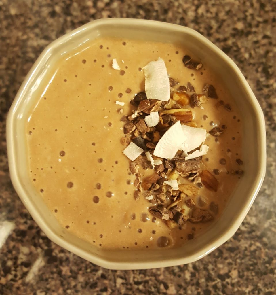 Vegan, Gluten Free and Veggie Packed Salted Chocolate Shake